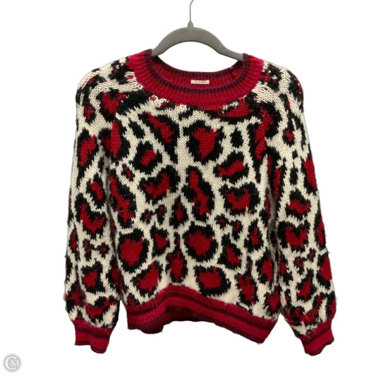 Sweater Designer By Mother In Red, Size: Xs
