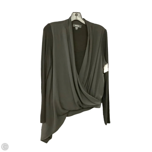 Blouse Long Sleeve By Karen Kane In Black, Size: S