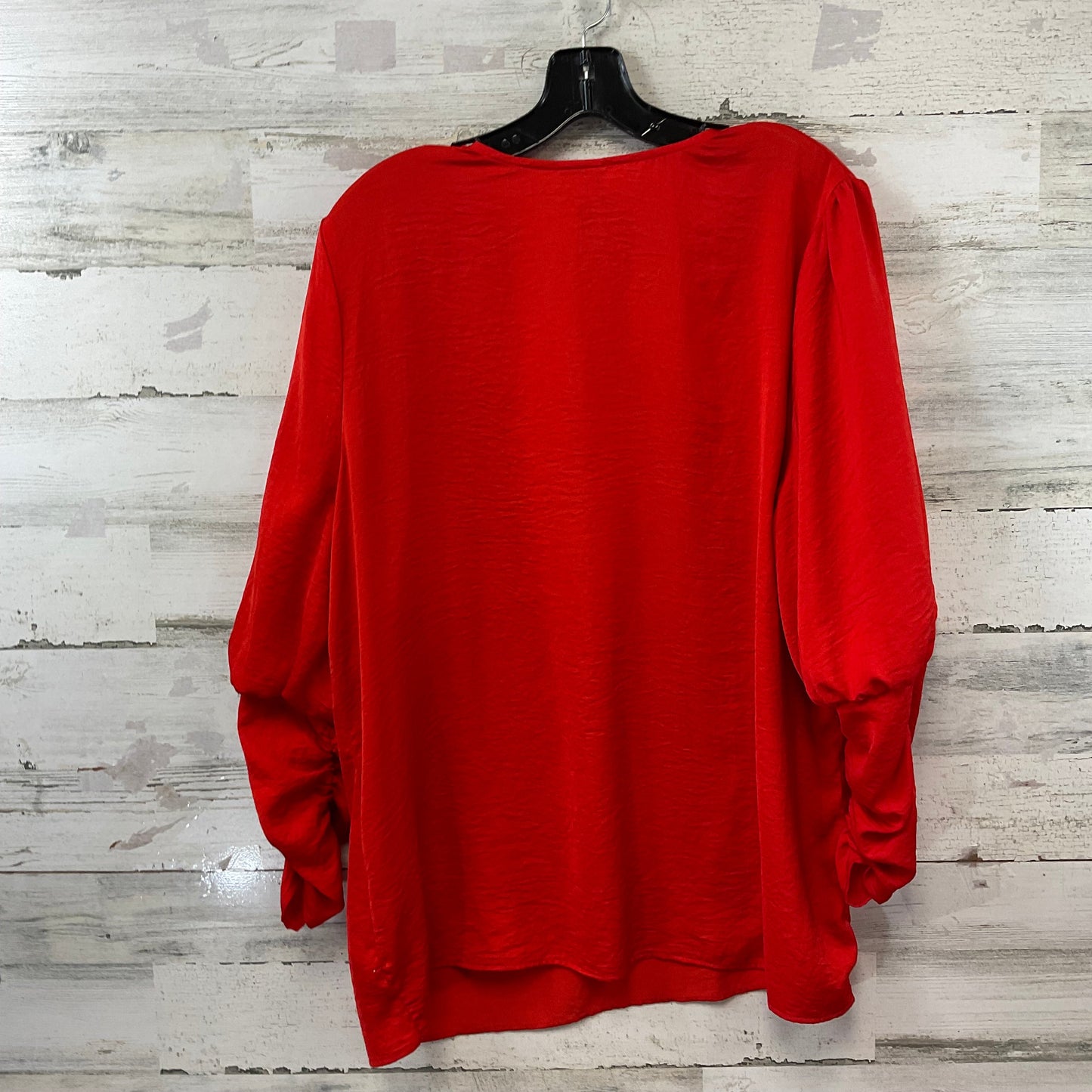 Top 3/4 Sleeve By Cabi In Red, Size: Xl
