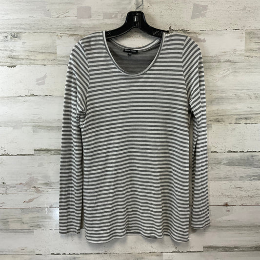Top Long Sleeve By Eileen Fisher In Grey, Size: L