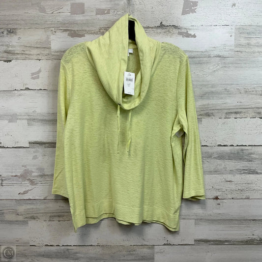 Top Long Sleeve By J. Jill In Green, Size: Mp