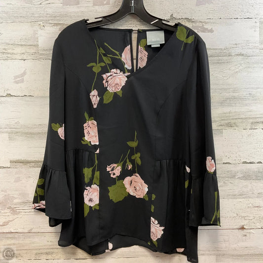 Top 3/4 Sleeve By Maeve In Black, Size: S