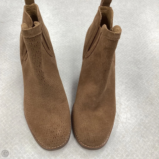 Boots Ankle Heels By Crown Vintage In Brown, Size: 10