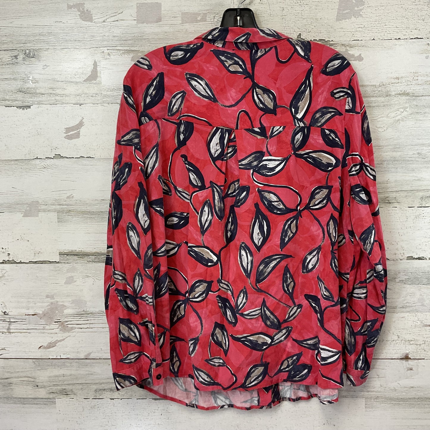 Blouse Long Sleeve By Nic + Zoe  Size: Xl