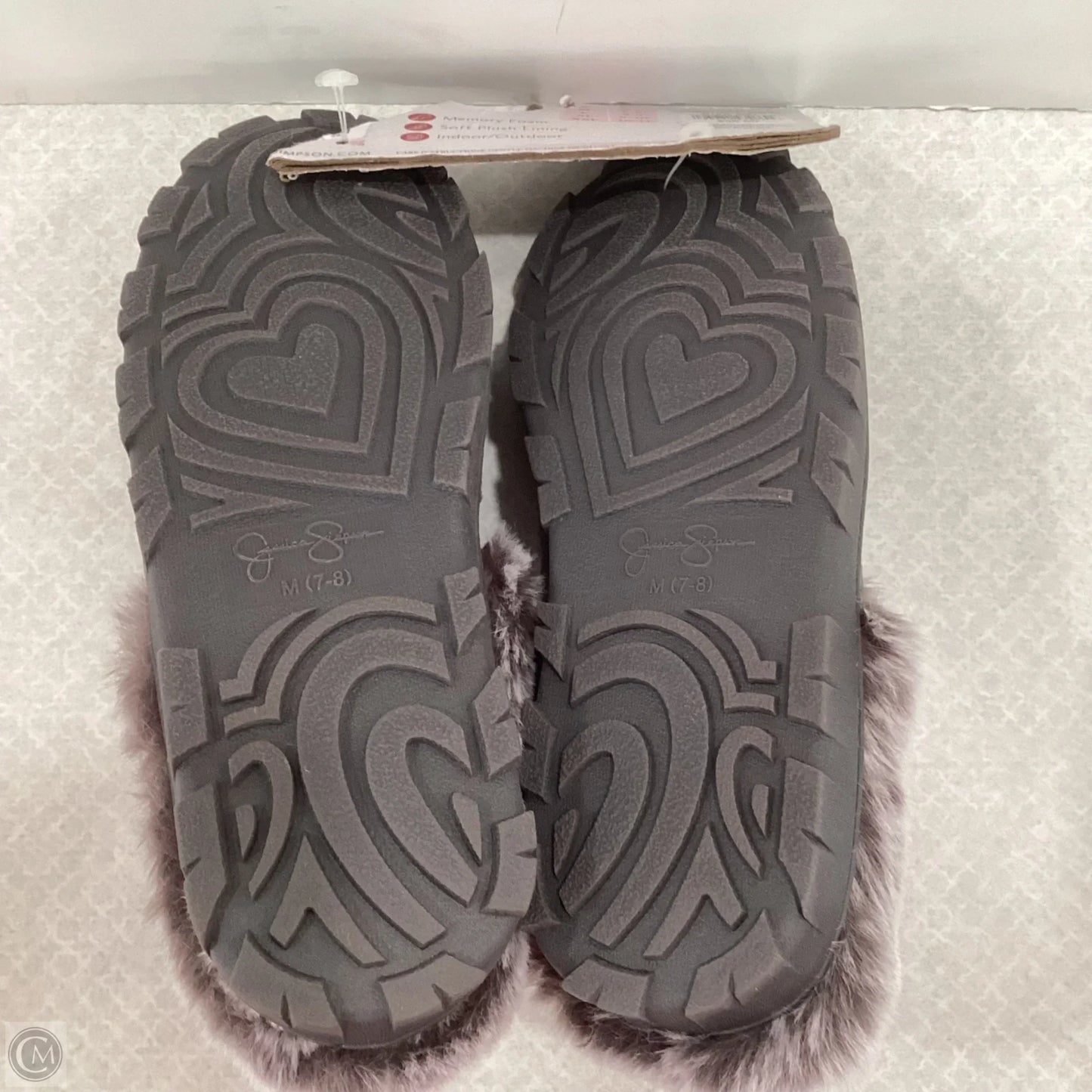 Slippers By Jessica Simpson In Grey