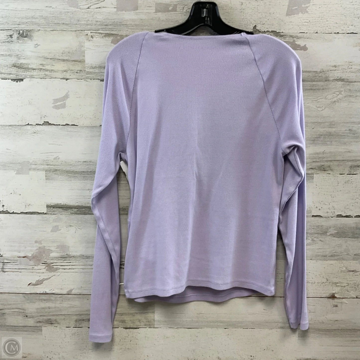 Top Long Sleeve By Abercrombie And Fitch In Purple, Size: Xl