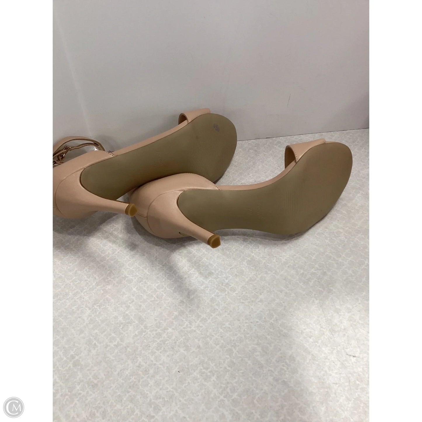 Sandals Heels Stiletto By Nine West Apparel In Tan, Size: 7