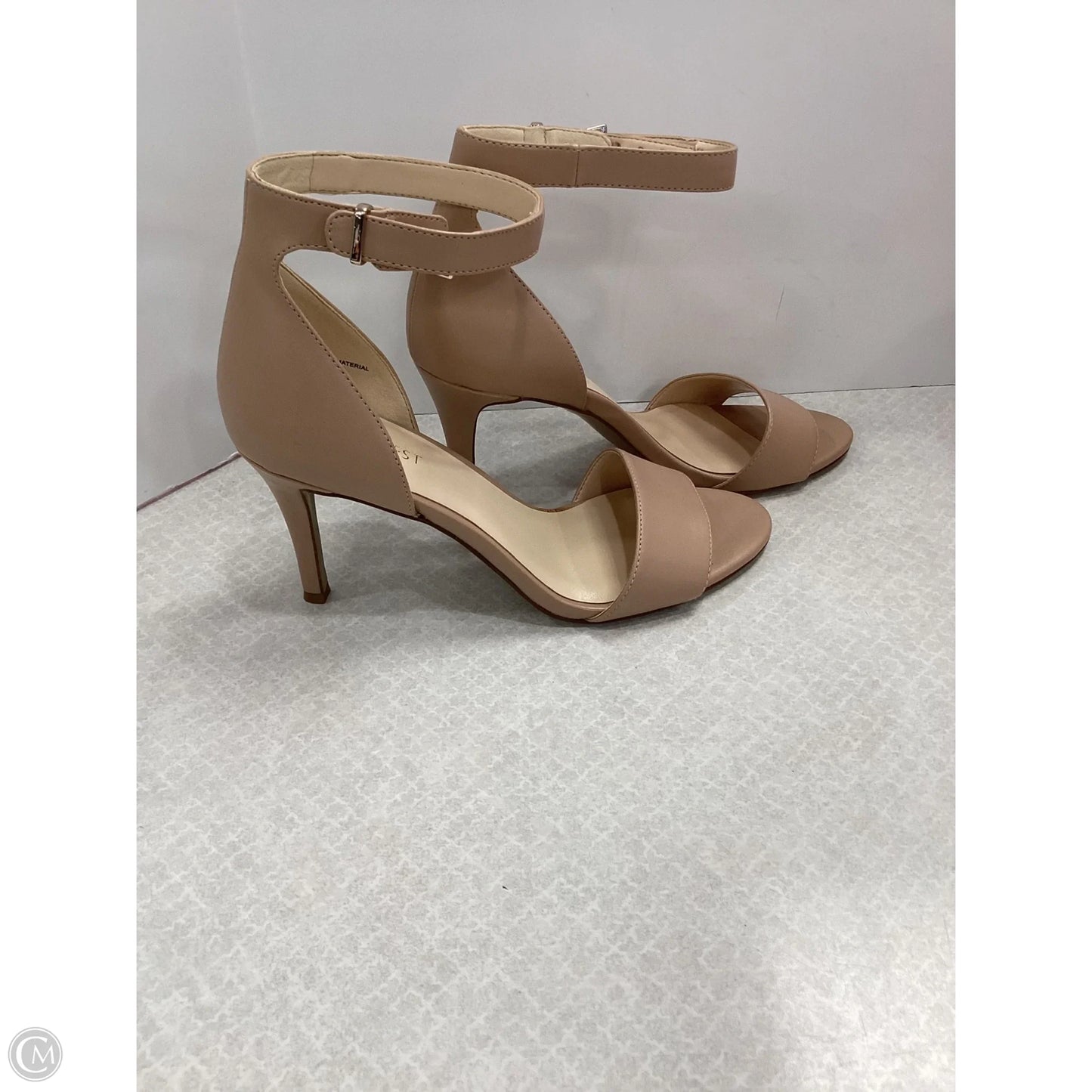 Sandals Heels Stiletto By Nine West Apparel In Tan, Size: 7