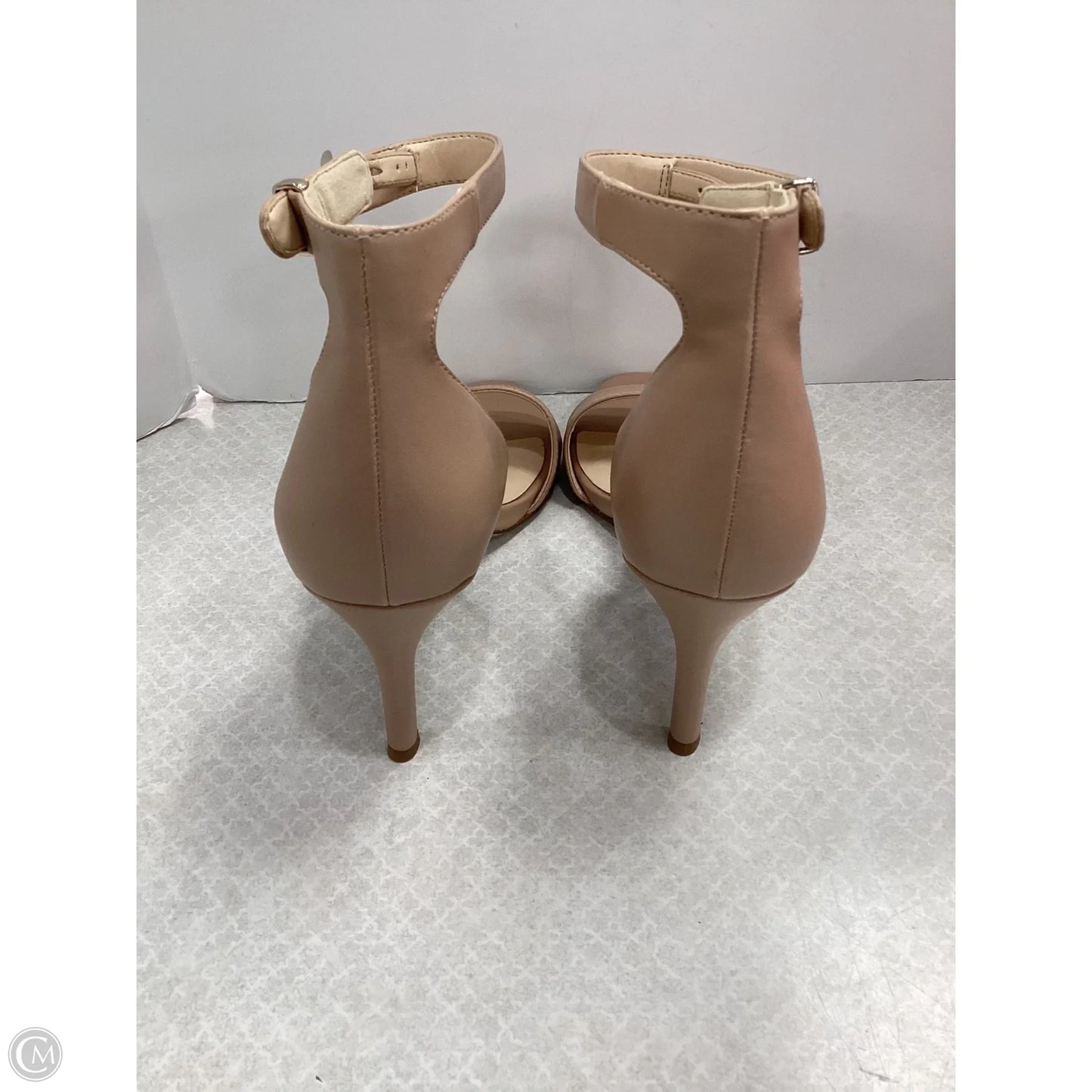 Sandals Heels Stiletto By Nine West Apparel In Tan, Size: 7