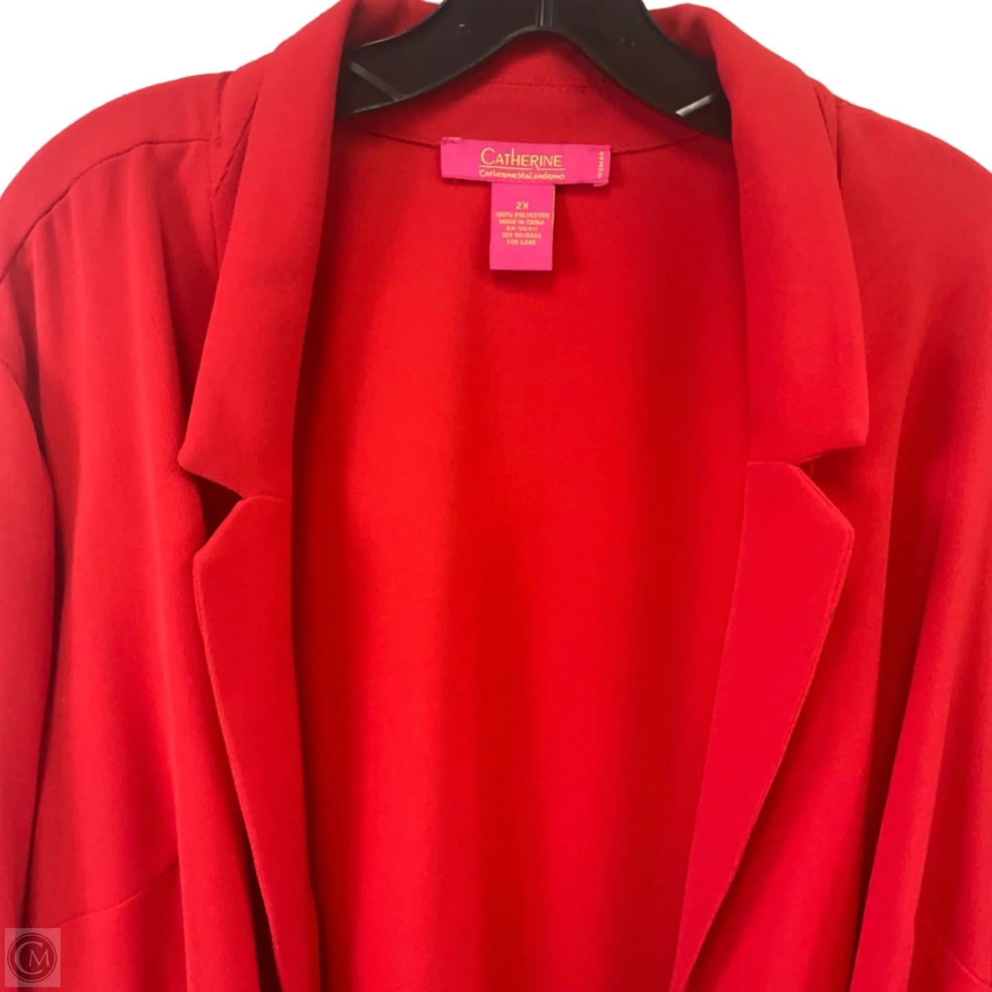 Blazer By Catherine Malandrino In Red, Size: 2x