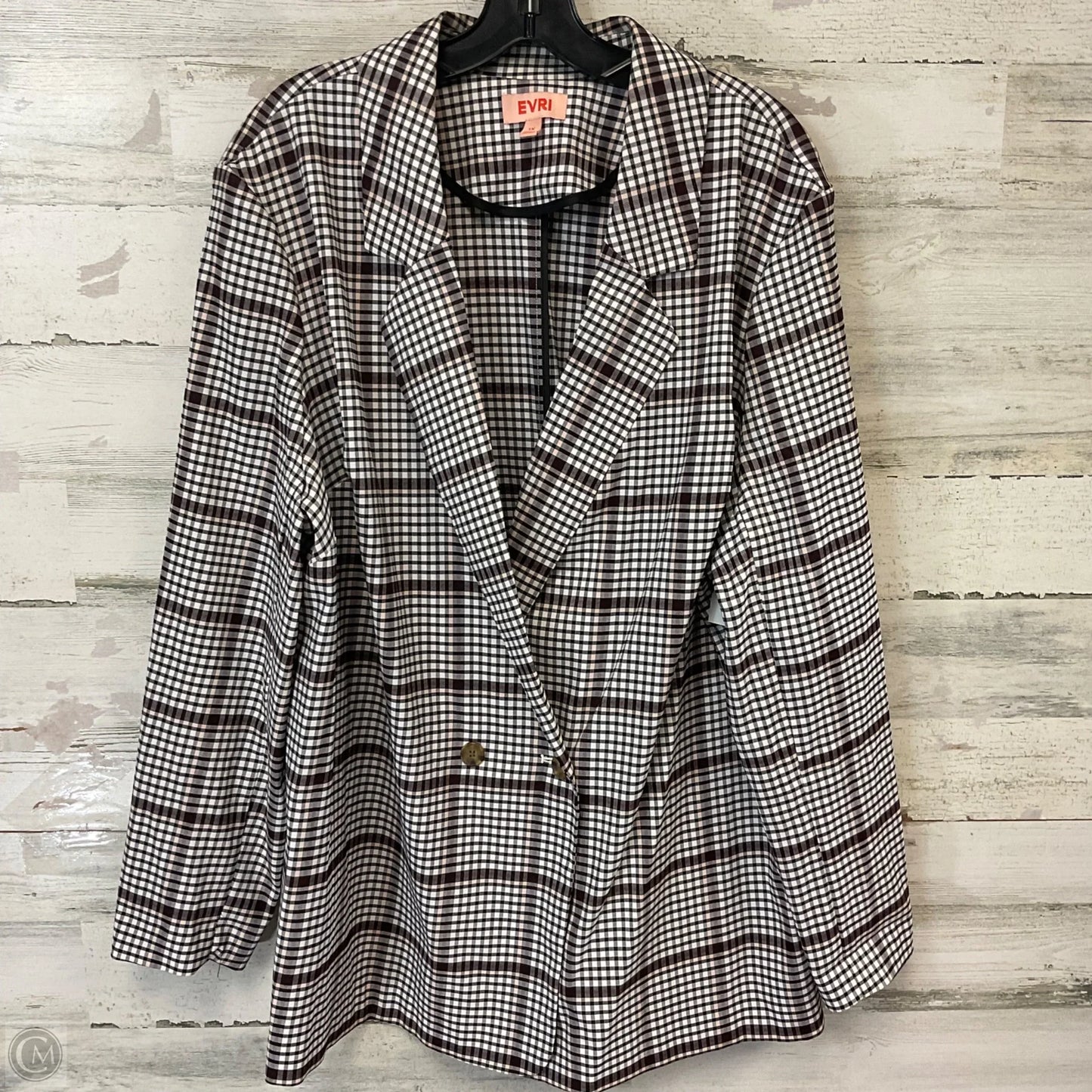Blazer By Evri In Black, Size: 1x