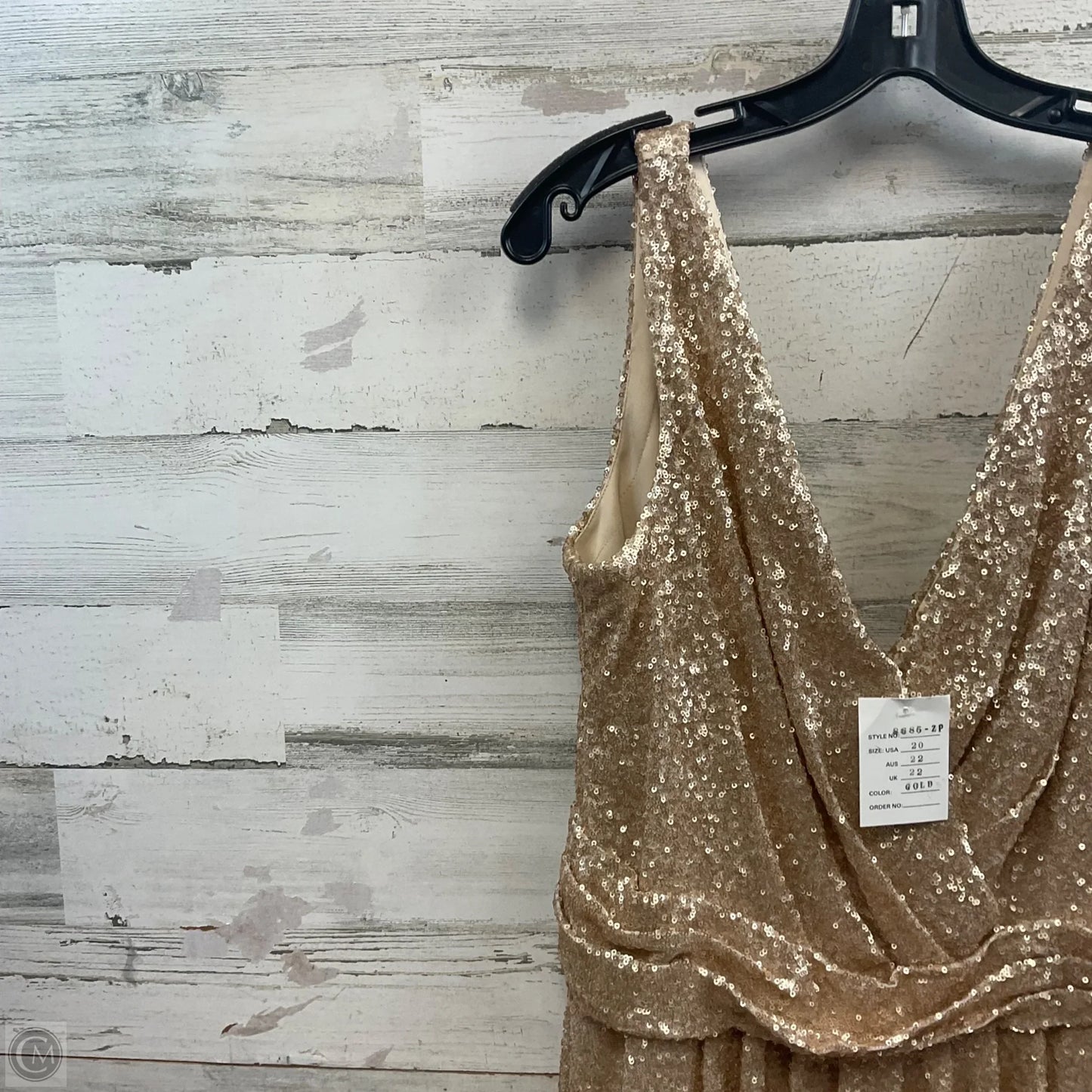 Dress Party Short By SORELLA VITA In Gold, Size: 2x