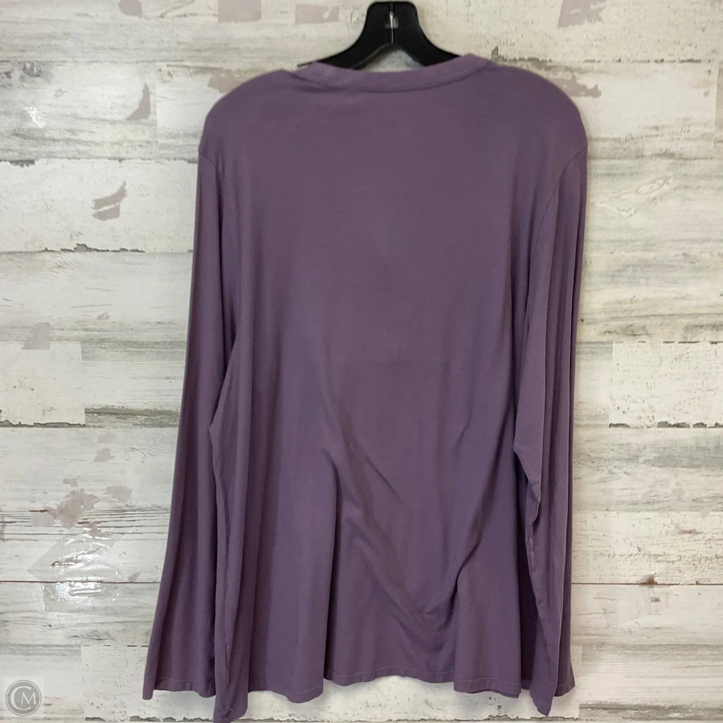 Top Long Sleeve By J. Jill In Purple, Size: 2x