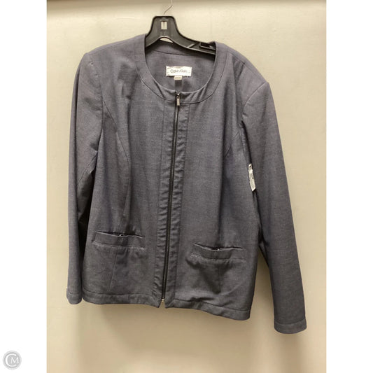 Jacket Other By Calvin Klein In Grey, Size: L