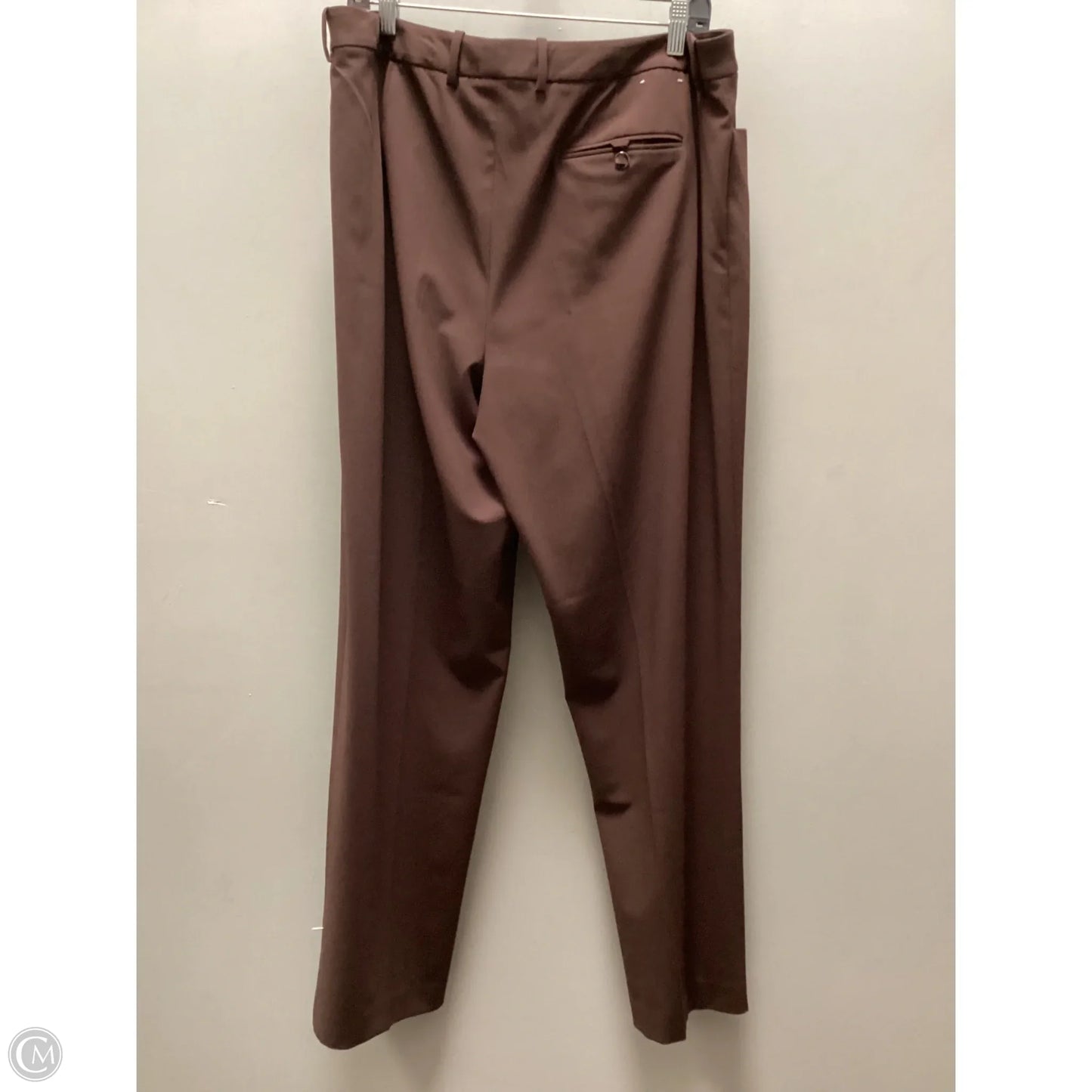 Pants Suit 2pc By Calvin Klein In Brown, Size: L