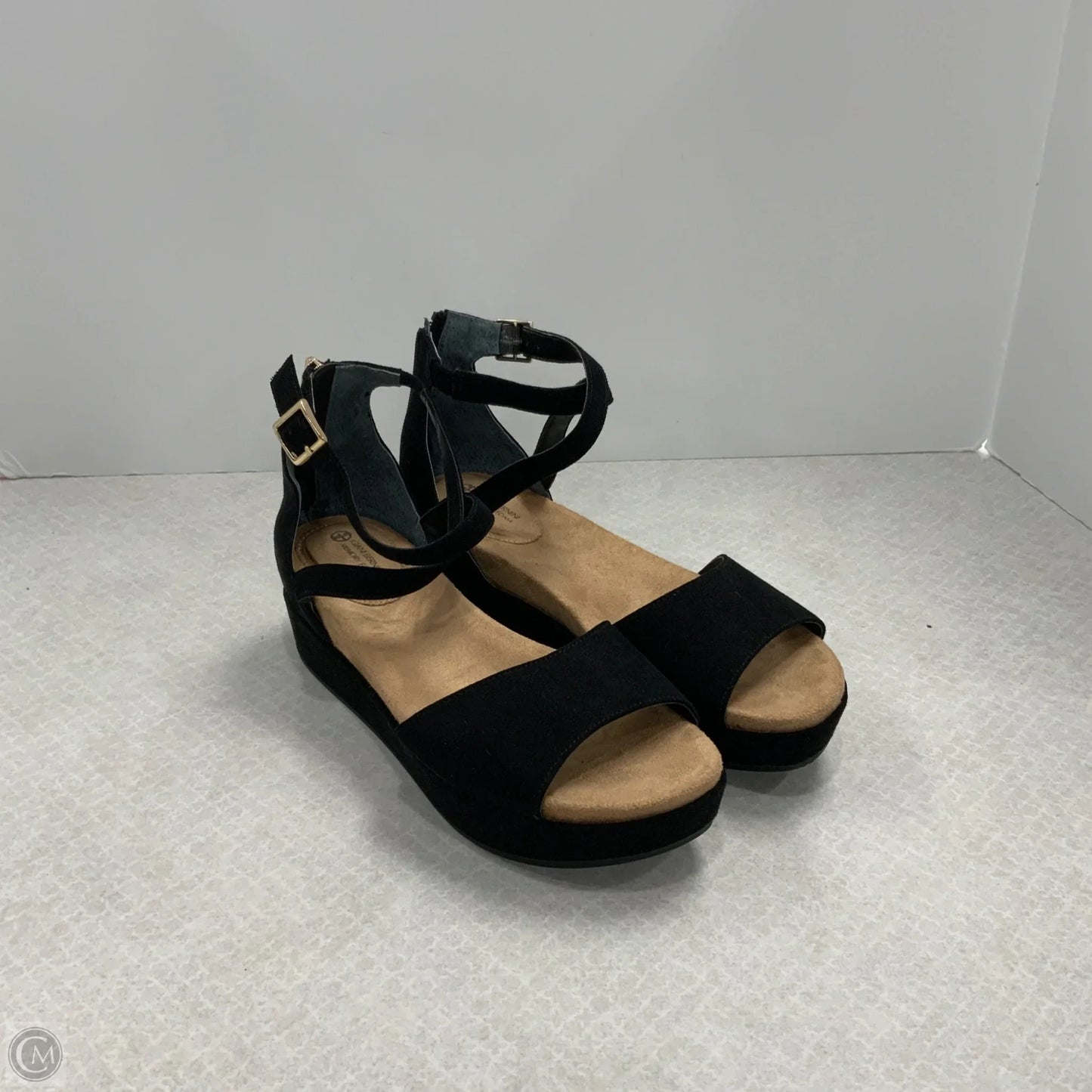 Sandals Flats By Gianni Bini In Black, Size: 7