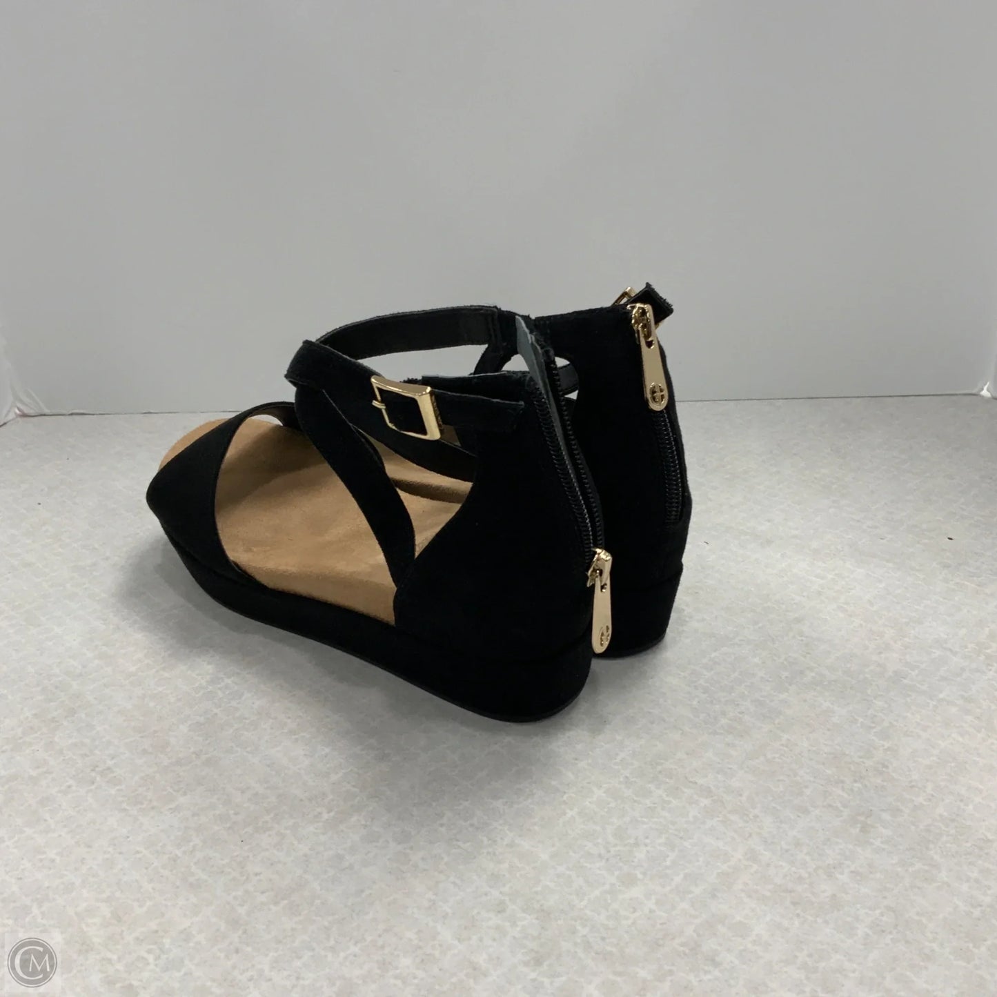 Sandals Flats By Gianni Bini In Black, Size: 7
