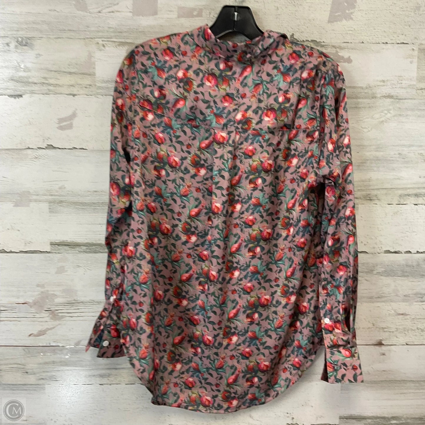 Blouse Long Sleeve By Elie Tahari In Purple, Size: S
