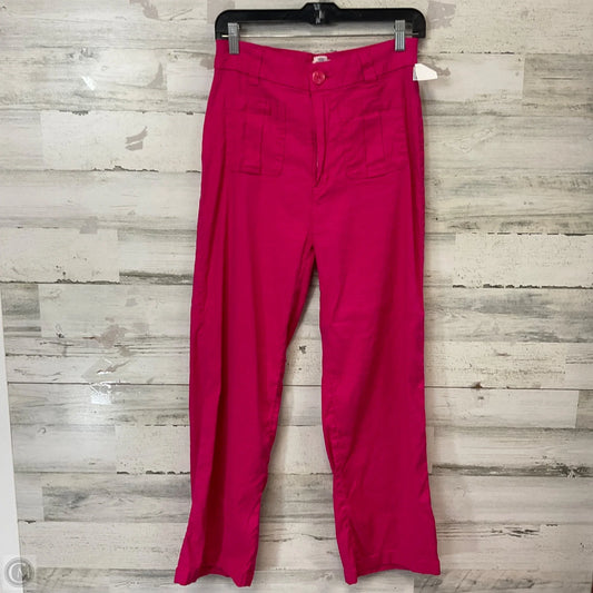 Pants Linen By Nicole Miller In Pink, Size: 8