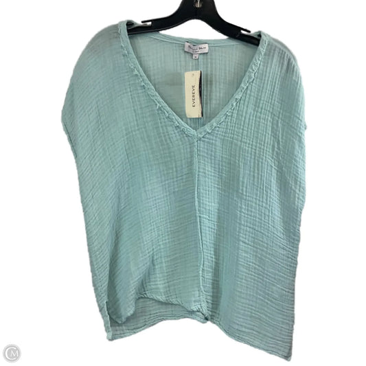 Top Short Sleeve By Michael Stars In Blue, Size: M