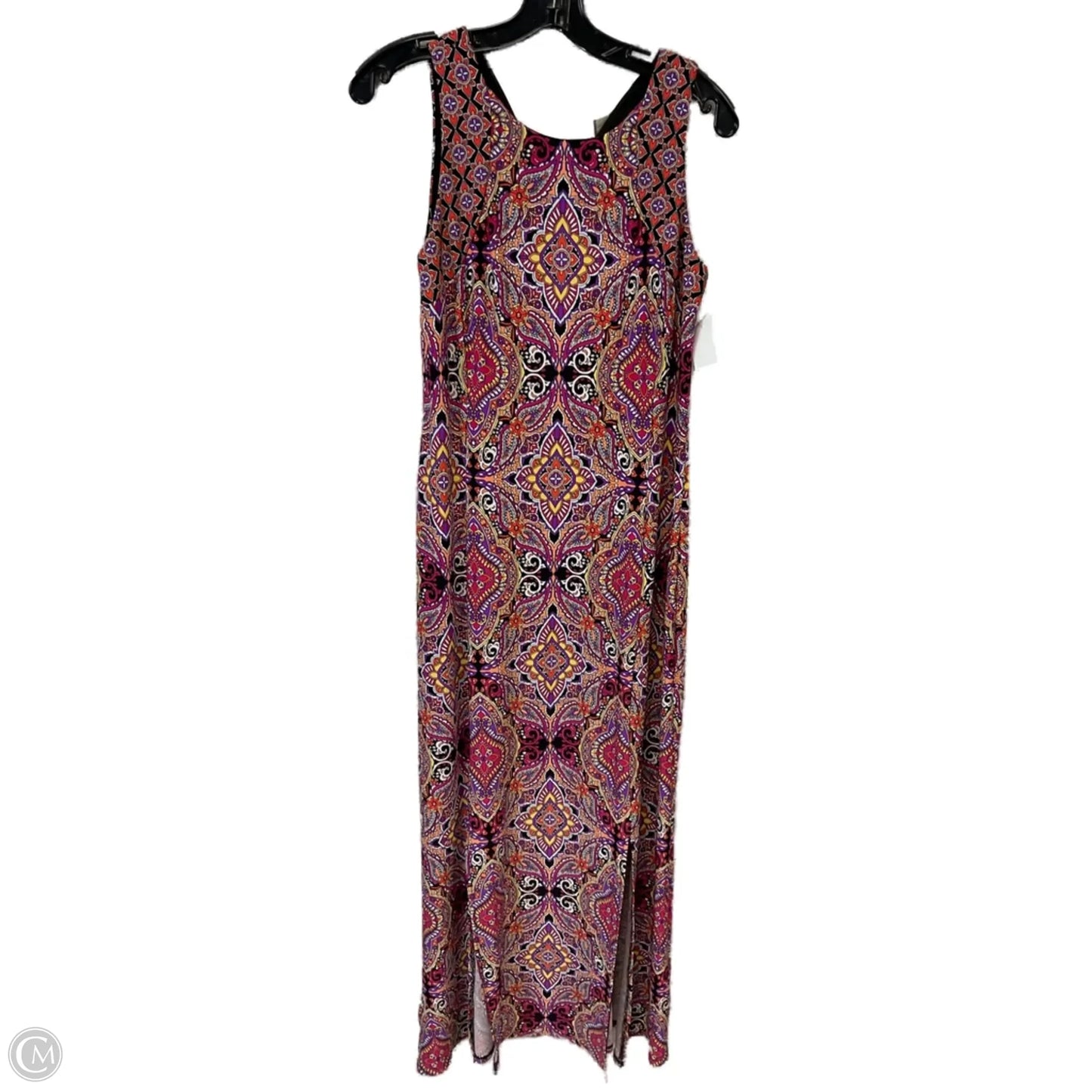 Dress Casual Maxi By Chicos In Pink & Purple, Size: Xs