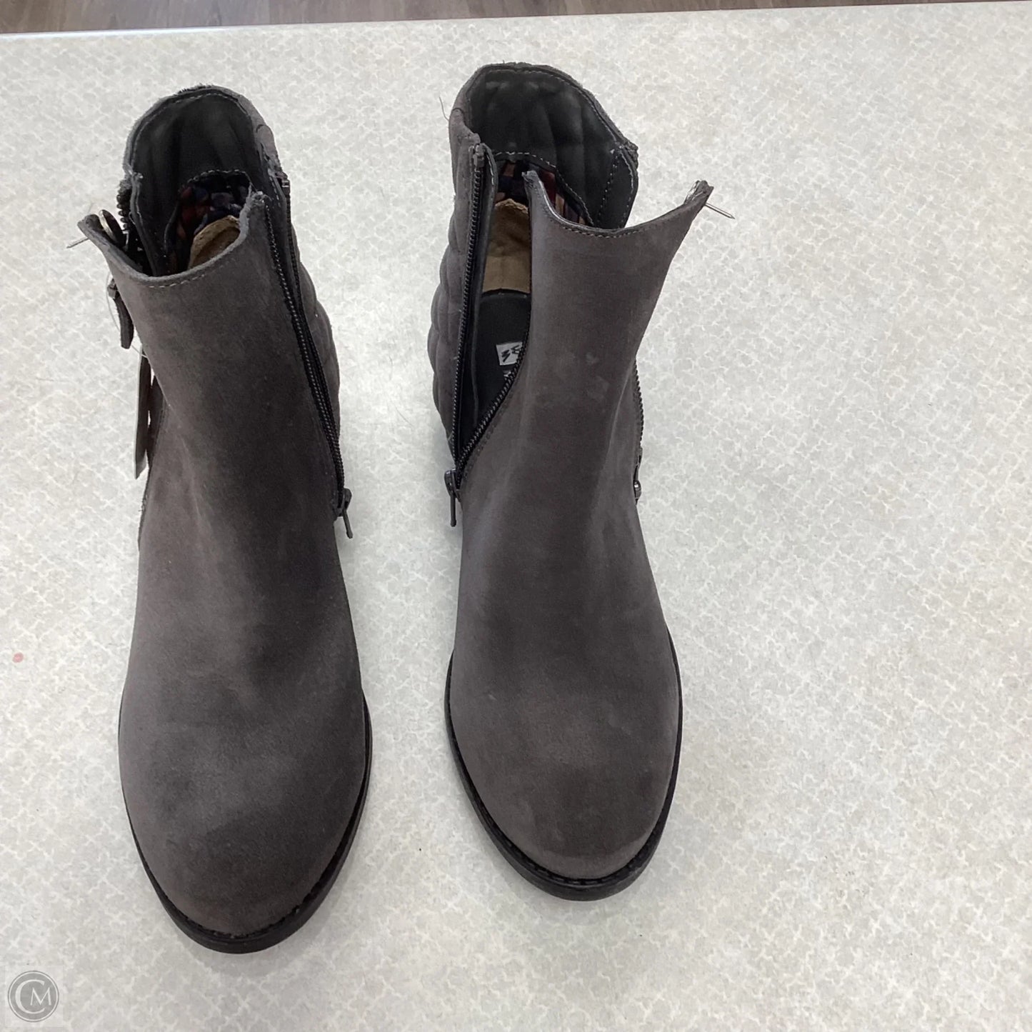 Boots Ankle Flats By White Mountain In Grey, Size: 9