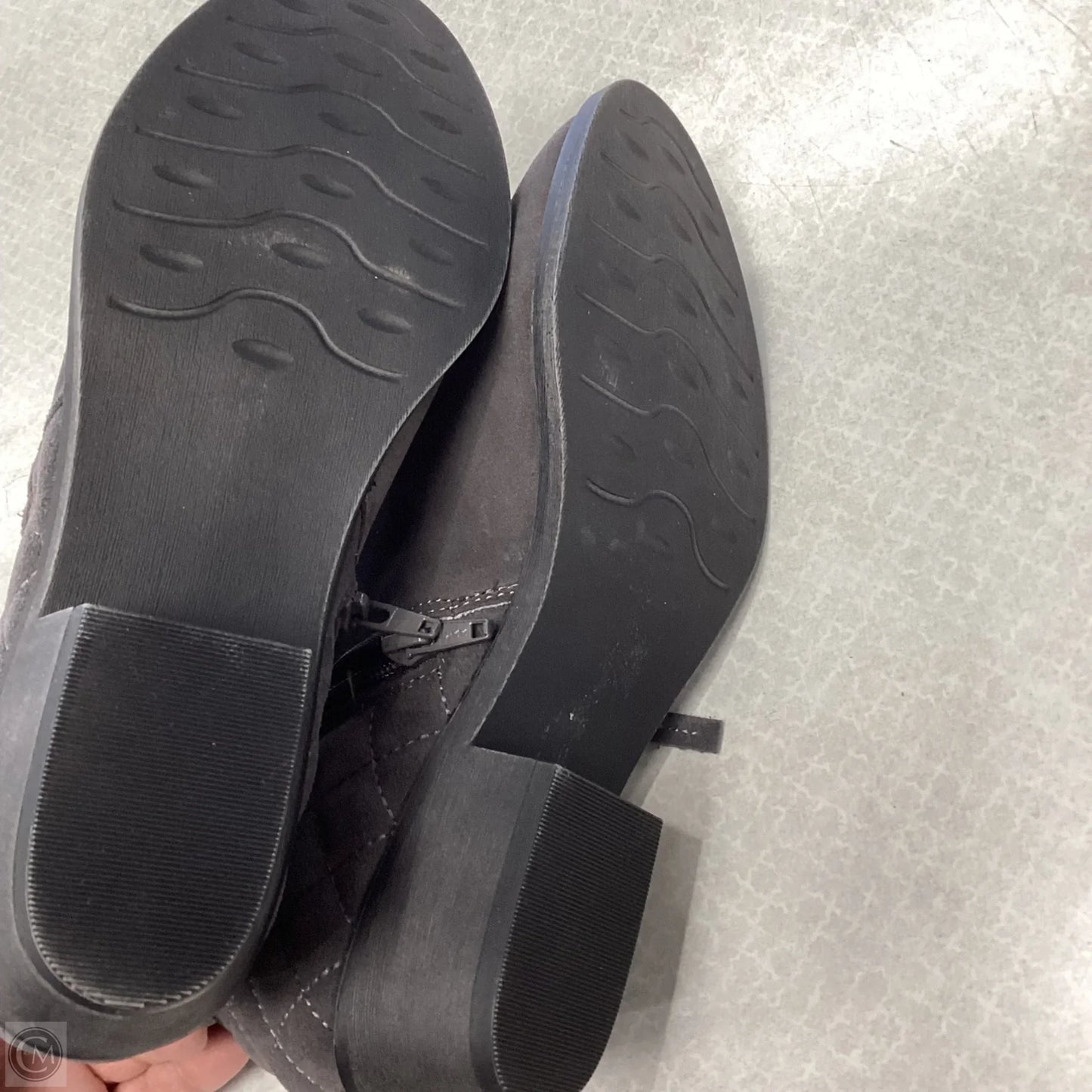 Boots Ankle Flats By White Mountain In Grey, Size: 9