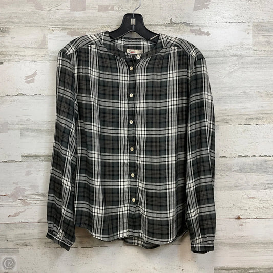 Blouse Long Sleeve By Faherty In Black, Size: Xs