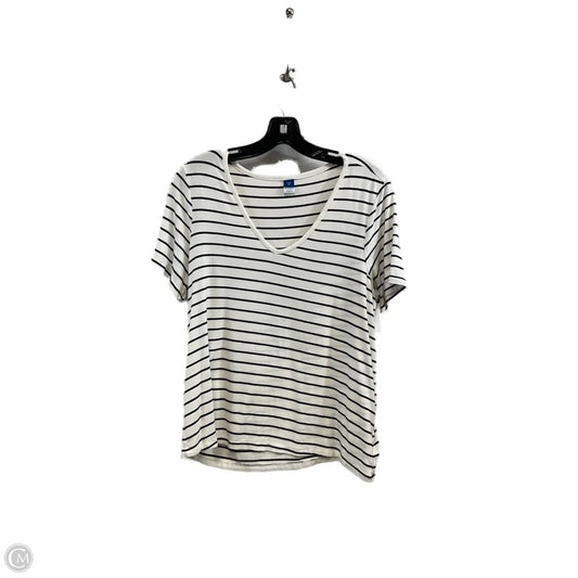 Top Short Sleeve Basic By Old Navy In White, Size: M