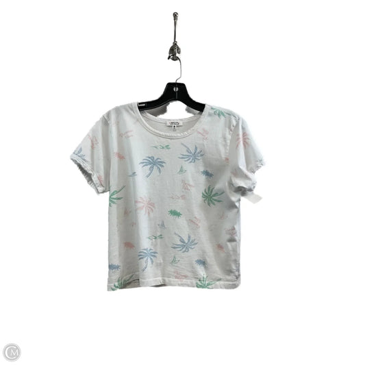 Top Short Sleeve Basic By Messy Bun In White, Size: L