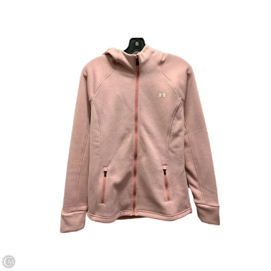 Athletic Jacket By Under Armour In Pink, Size: S