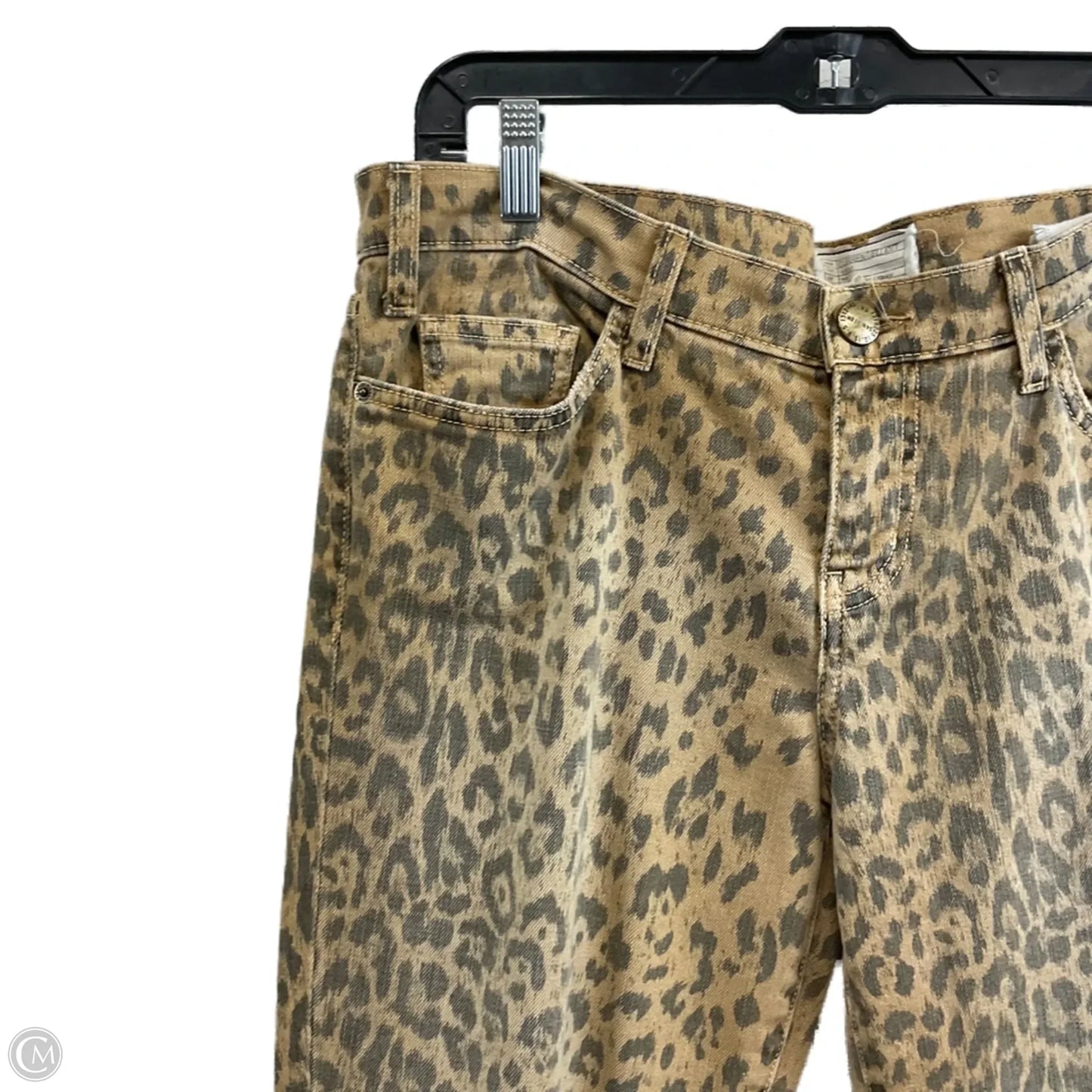 Jeans Skinny By Current/elliott In Brown, Size: 14