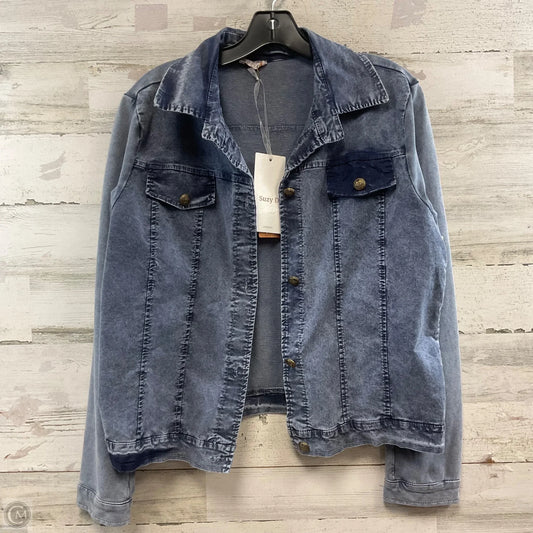 Jacket Other By SUZY D In Blue, Size: Xl