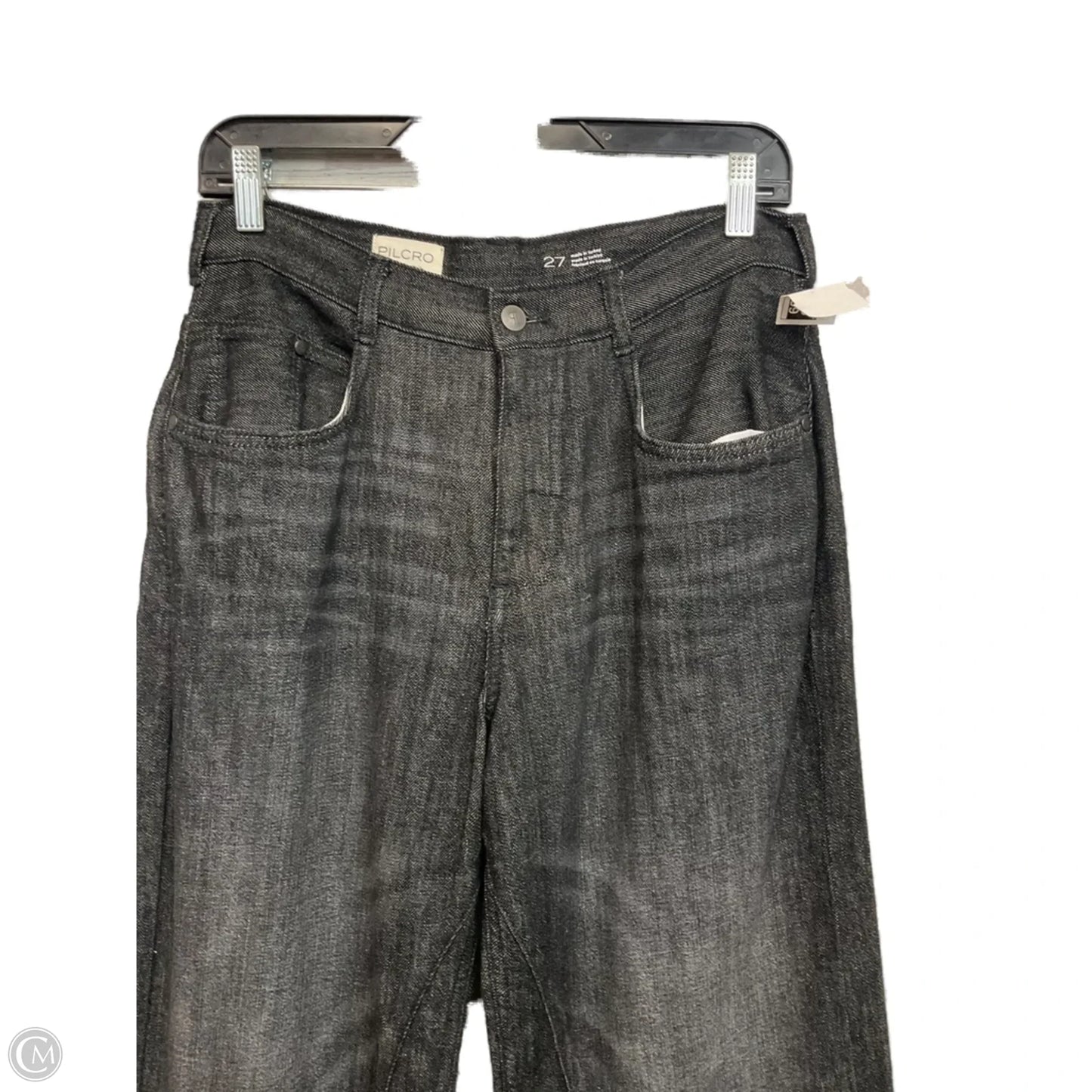 Jeans Wide Leg By Pilcro In Black Denim, Size: 4