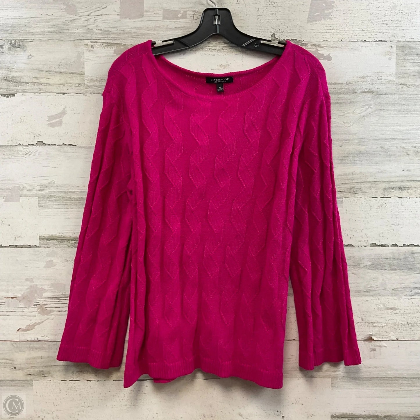 Sweater By Liverpool In Pink, Size: M