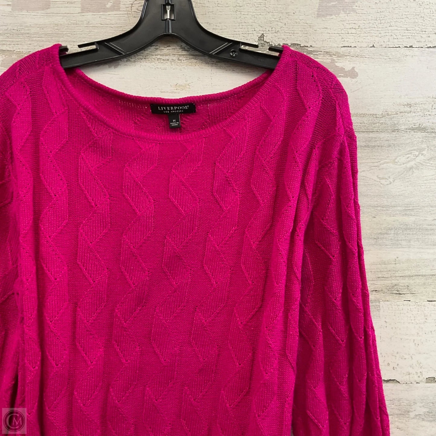 Sweater By Liverpool In Pink, Size: M