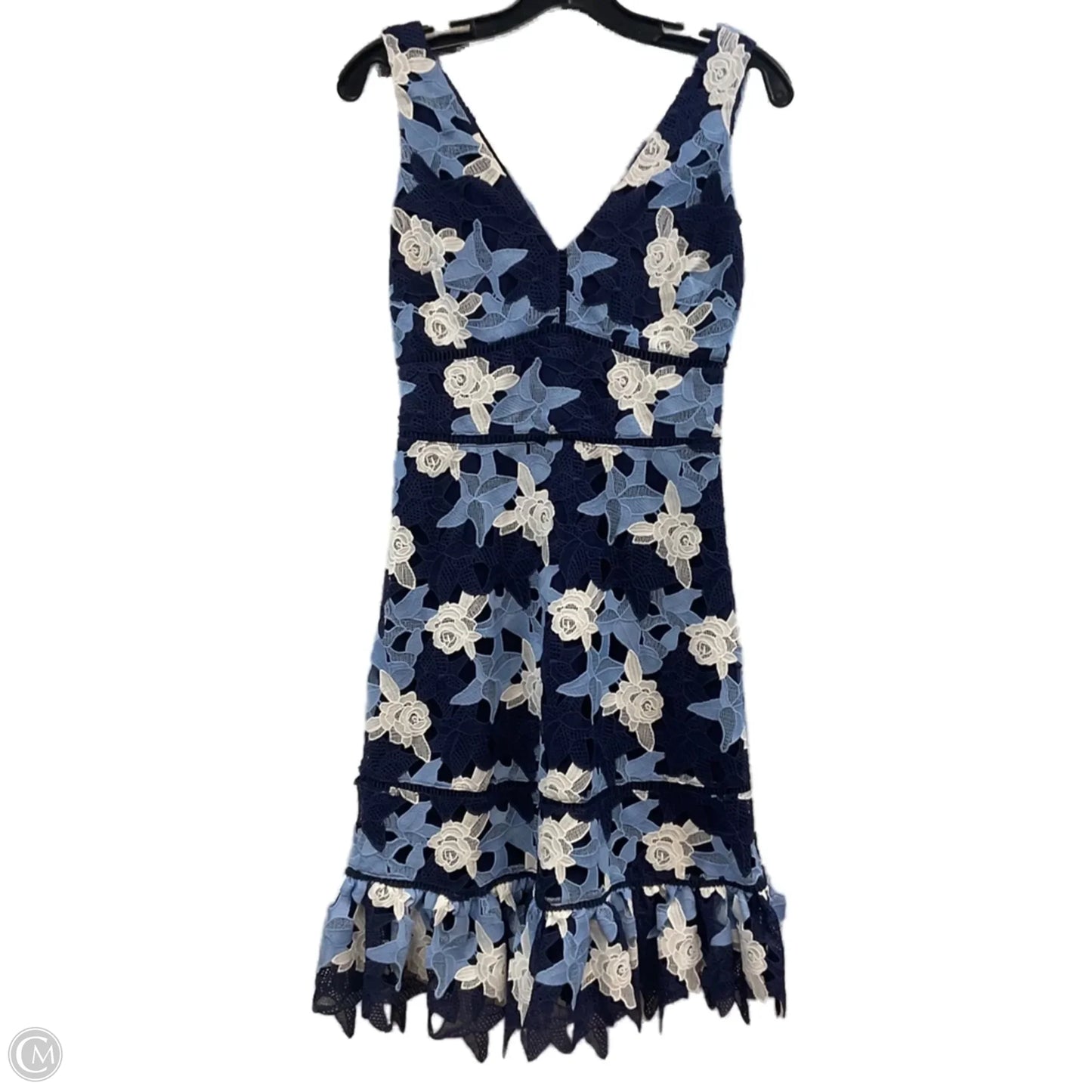Dress Casual Short By Vineyard Vines In Blue, Size: Xxs