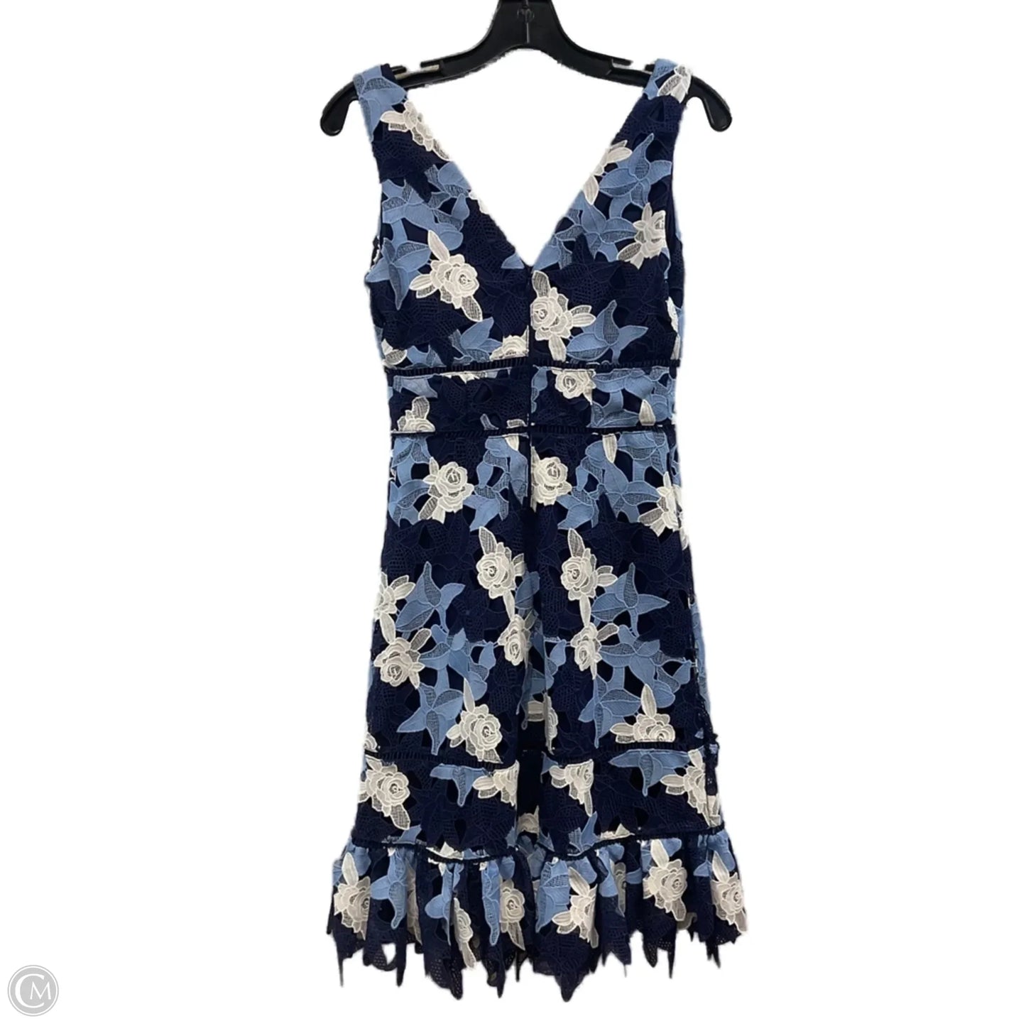 Dress Casual Short By Vineyard Vines In Blue, Size: Xxs