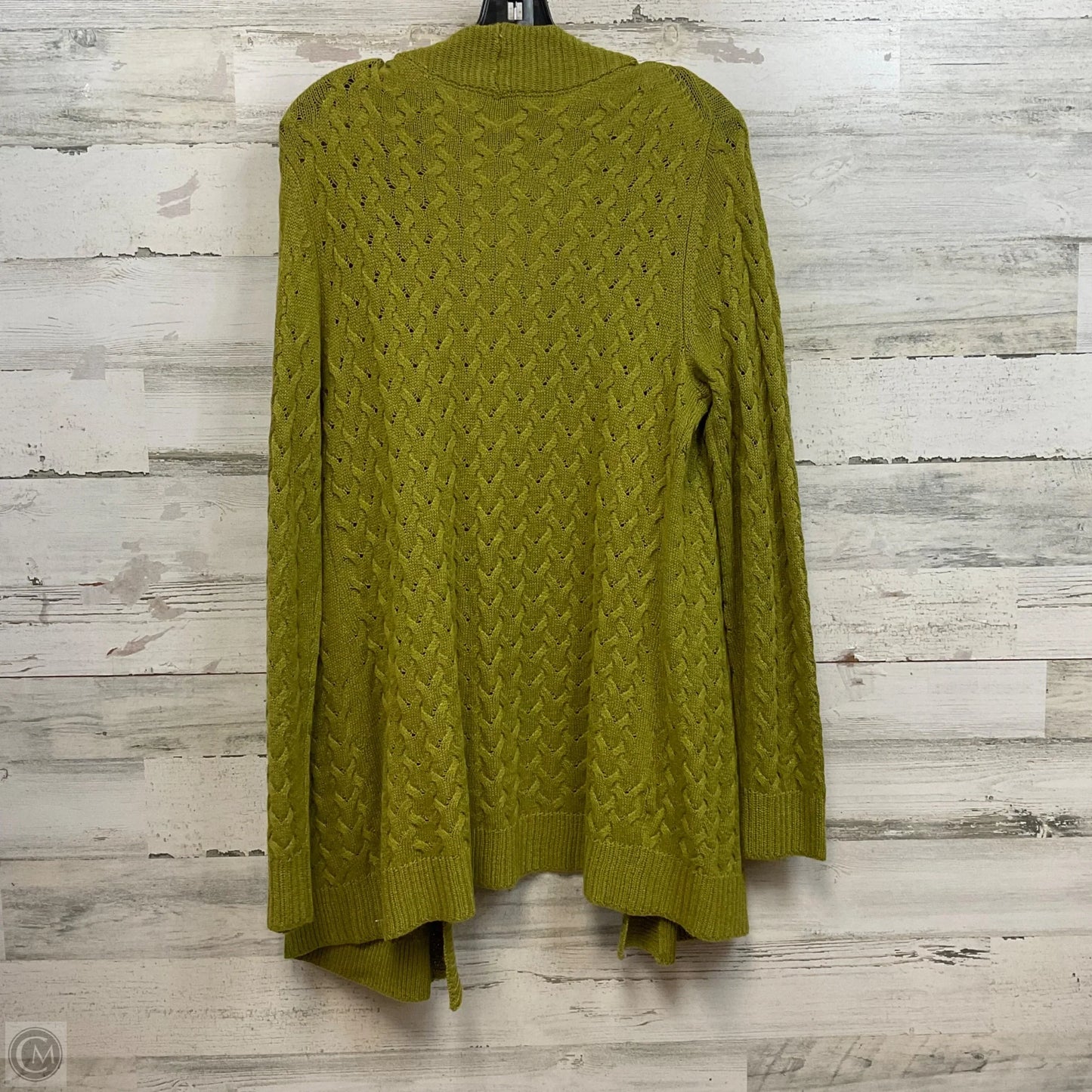 Sweater Cardigan By Coldwater Creek In Green, Size: M