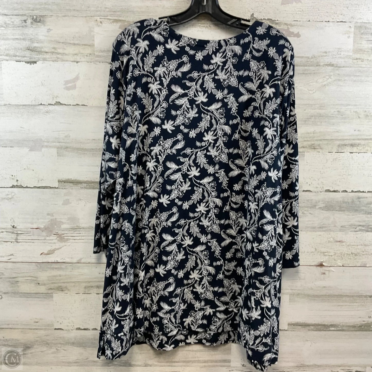 Tunic Long Sleeve By J. Jill In Blue, Size: 3x