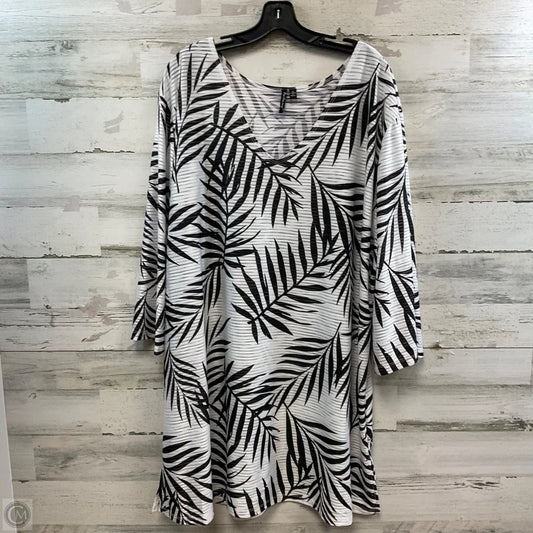 Top 3/4 Sleeve By PORTOCRUZ In White, Size: 3x