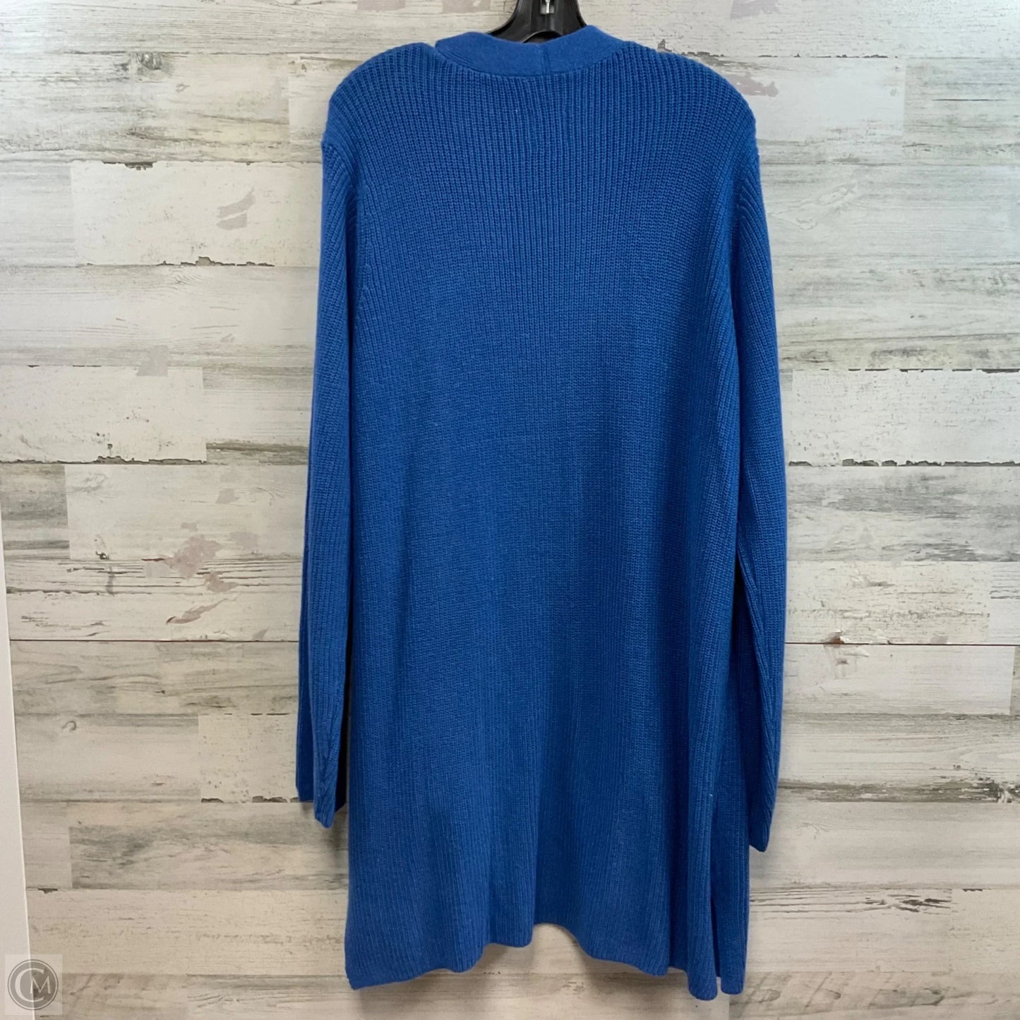 Sweater Cardigan By Gap In Blue, Size: Xl