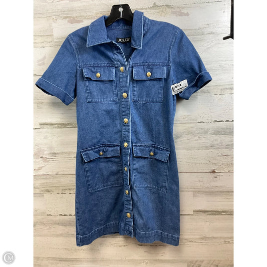 Dress Casual Short By J. Crew In Blue Denim, Size: Xxs