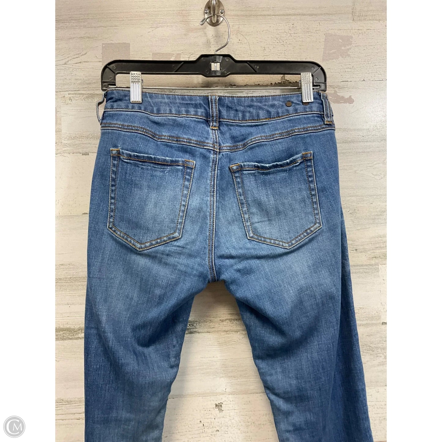 Jeans Boyfriend By Cabi In Blue Denim, Size: 2