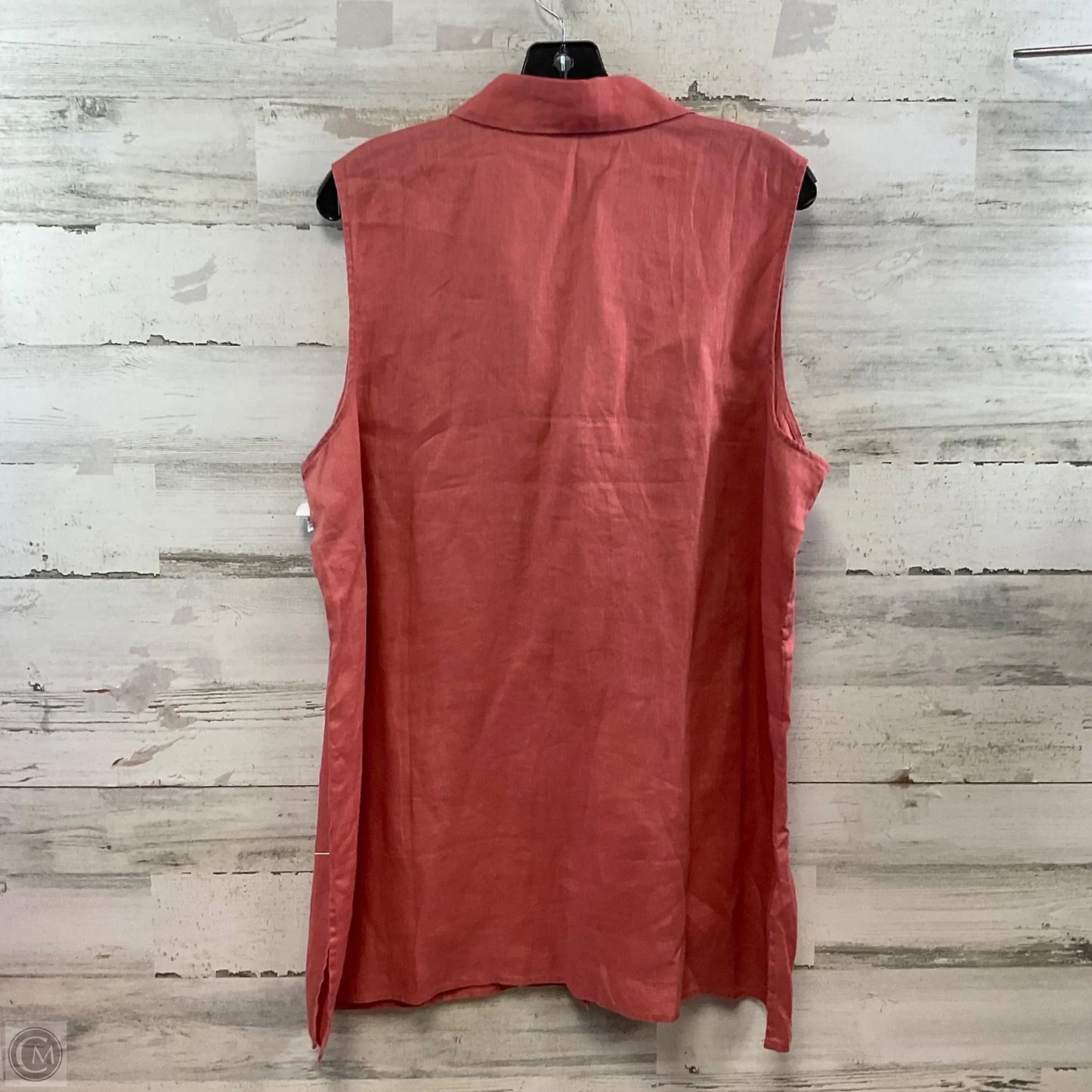 Blouse Sleeveless By Coldwater Creek In Pink, Size: Xl