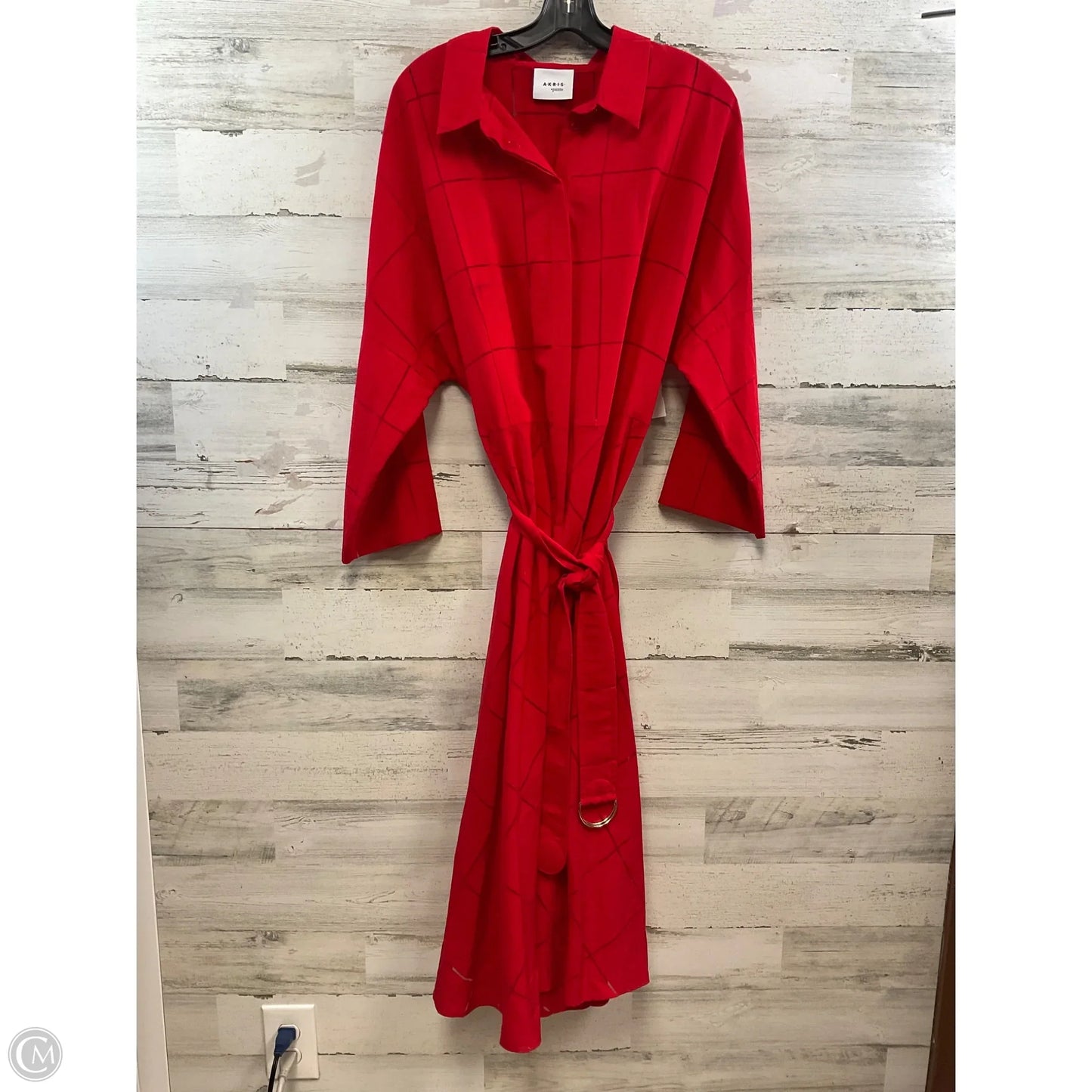 Dress Casual Maxi By Akris In Red, Size: Xl