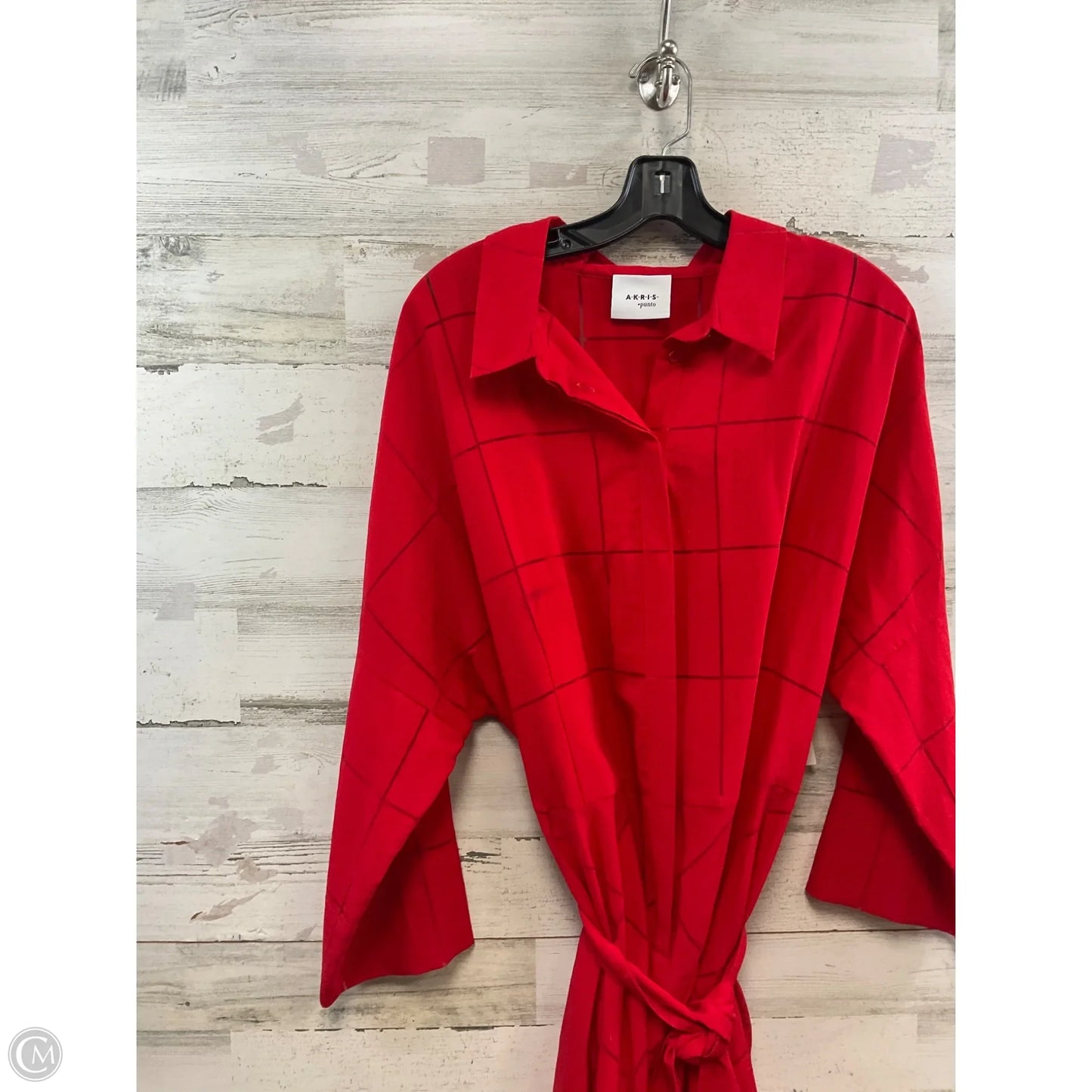 Dress Casual Maxi By Akris In Red, Size: Xl