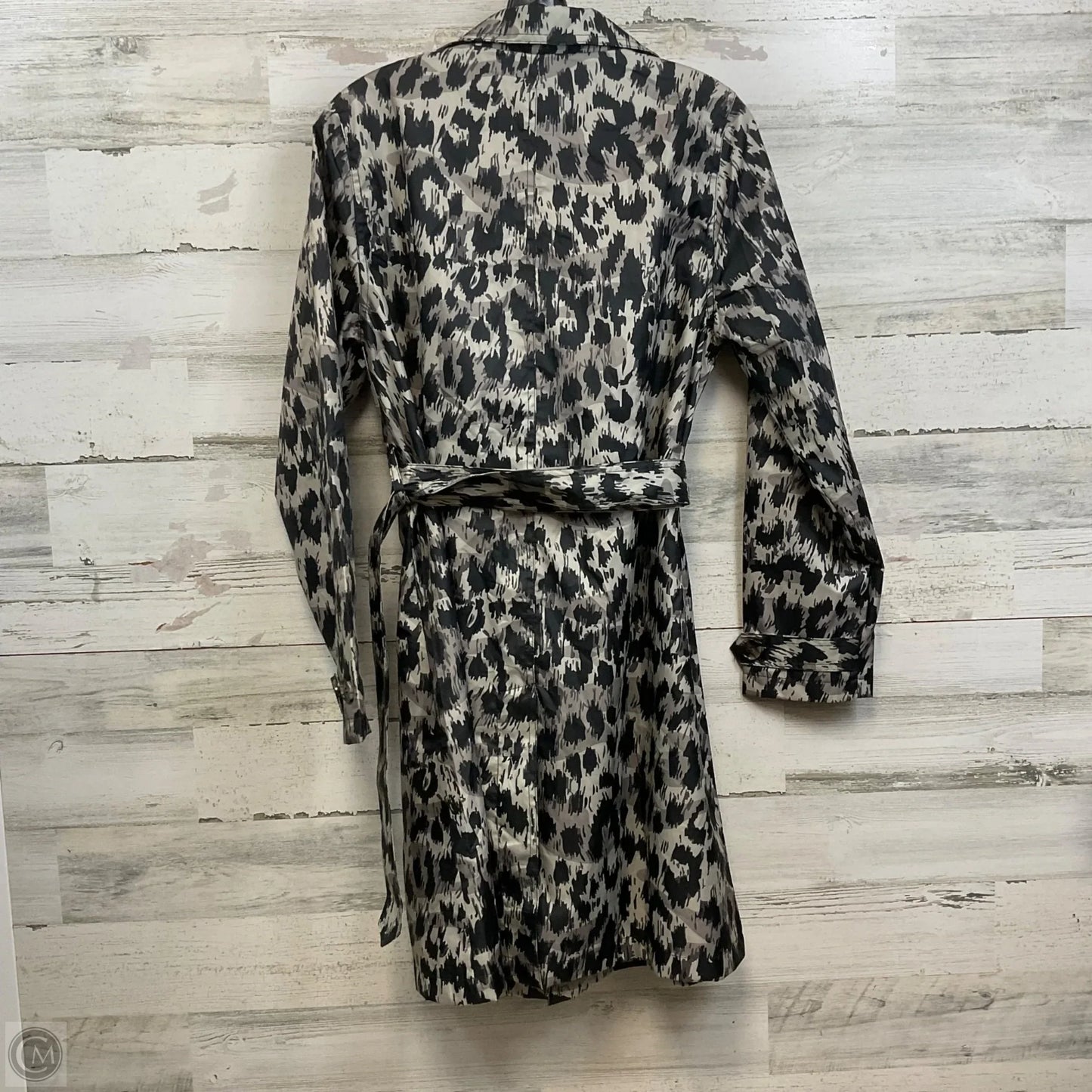 Coat Raincoat By Capelli In Black, Size: S