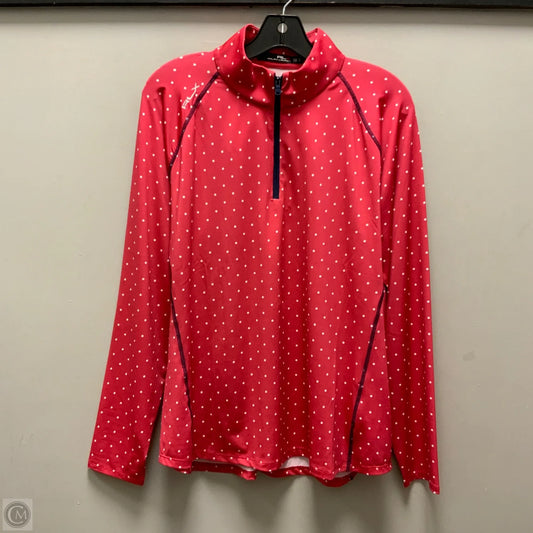 Athletic Top Long Sleeve Collar By Ralph Lauren In Pink, Size: Xl
