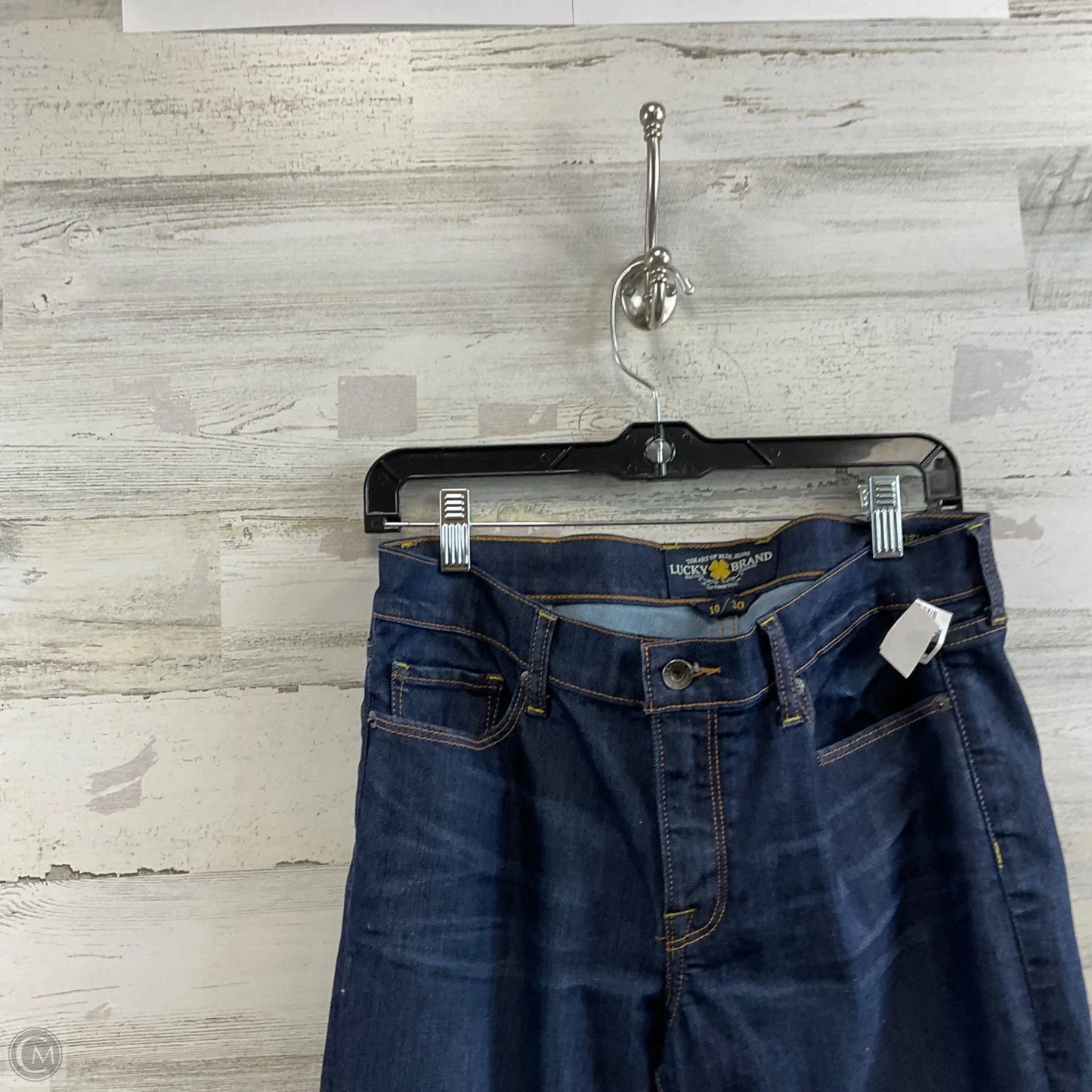 Jeans Boot Cut By Lucky Brand In Blue Denim, Size: 10